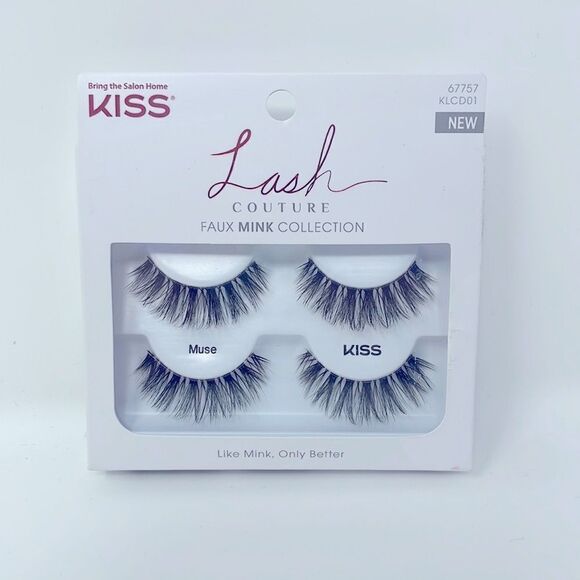 Kiss Lash Couture Faux Mink Collection set of 2 Lashes Muse - Picture 2 of 5